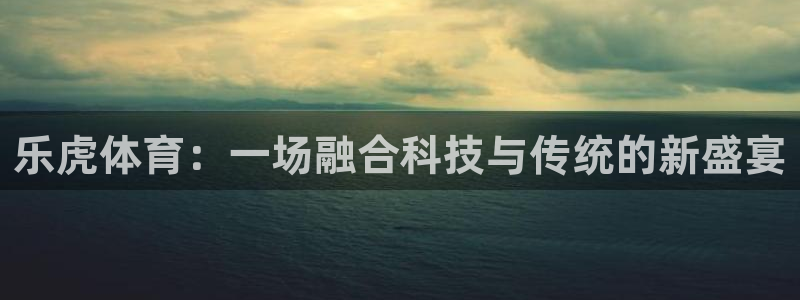 乐虎体育：一场融合科技与传统的新盛宴